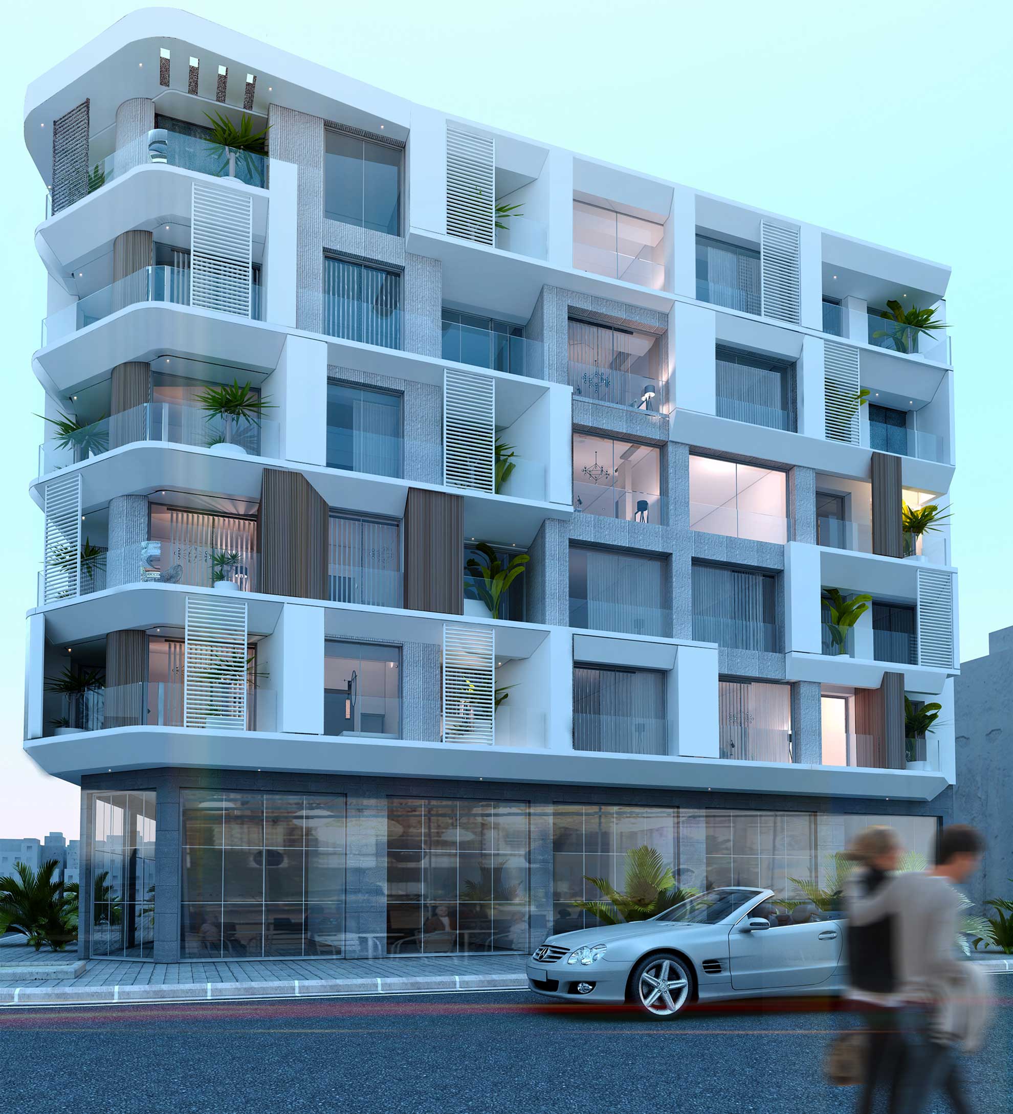Immeuble R+5 · Plateau
