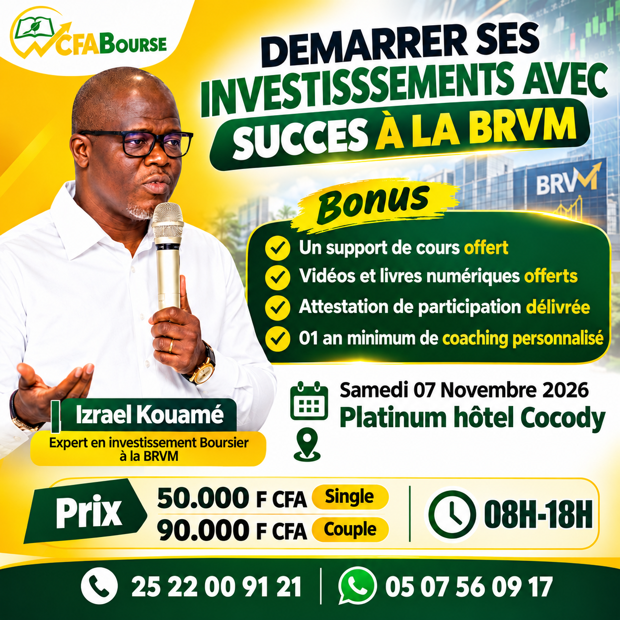 FORMATION EN INVESTISSEMENT BOURSIER
