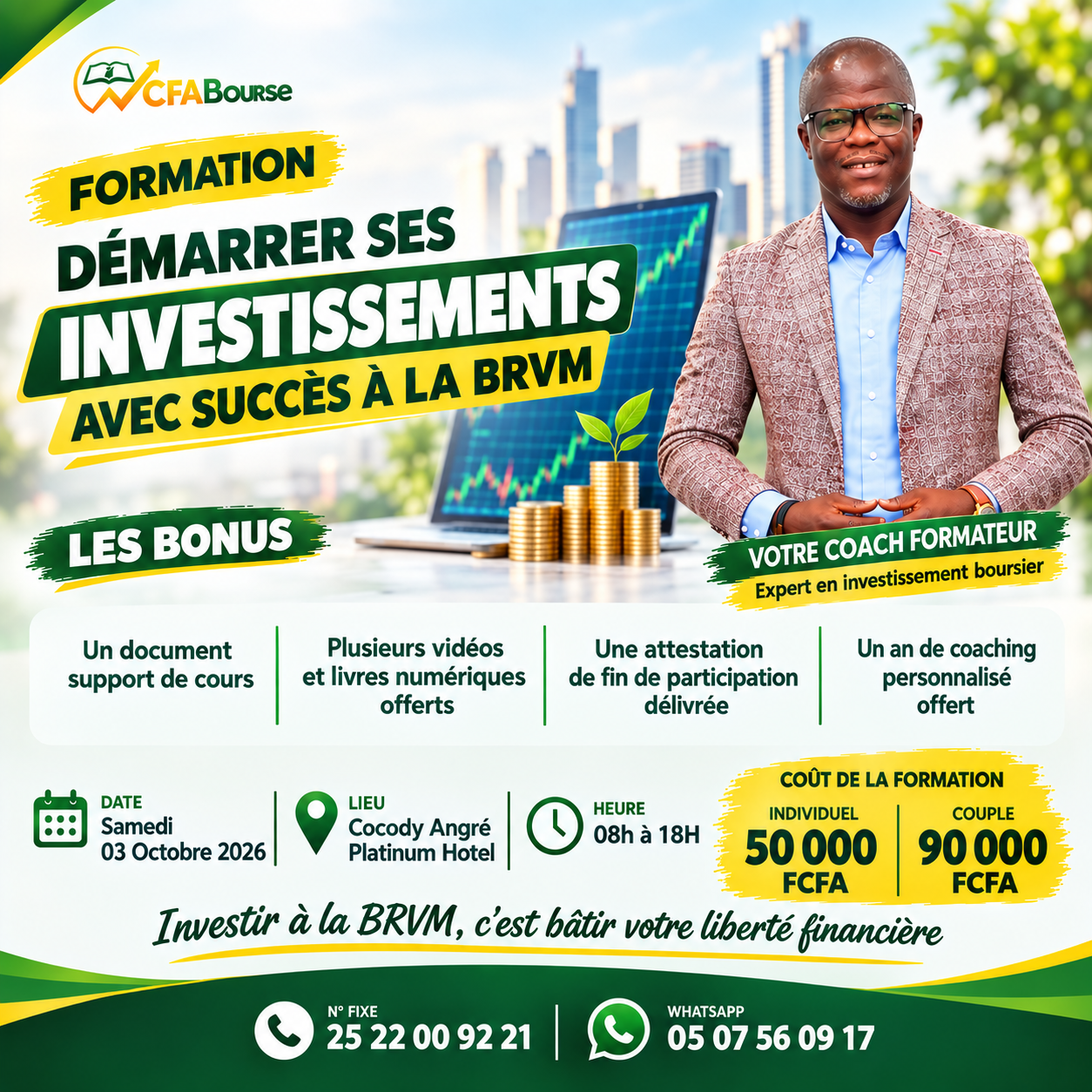 FORMATION EN INVESTISSEMENT BOURSIER
